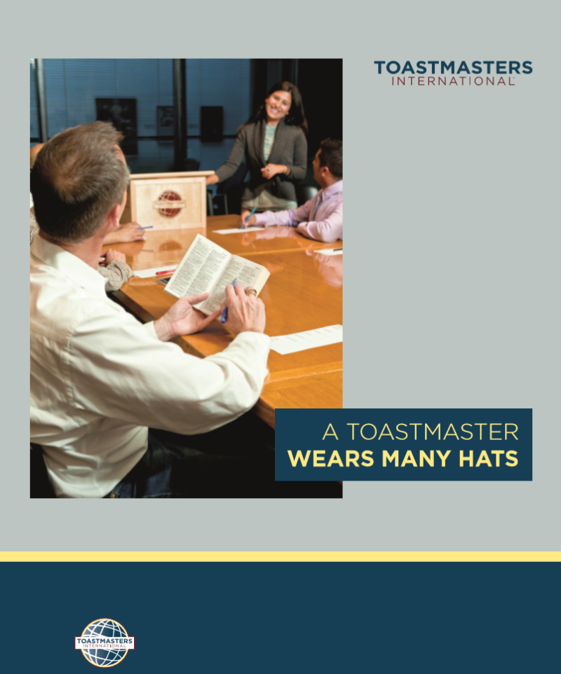 A Toastmaster Wears Many Hats